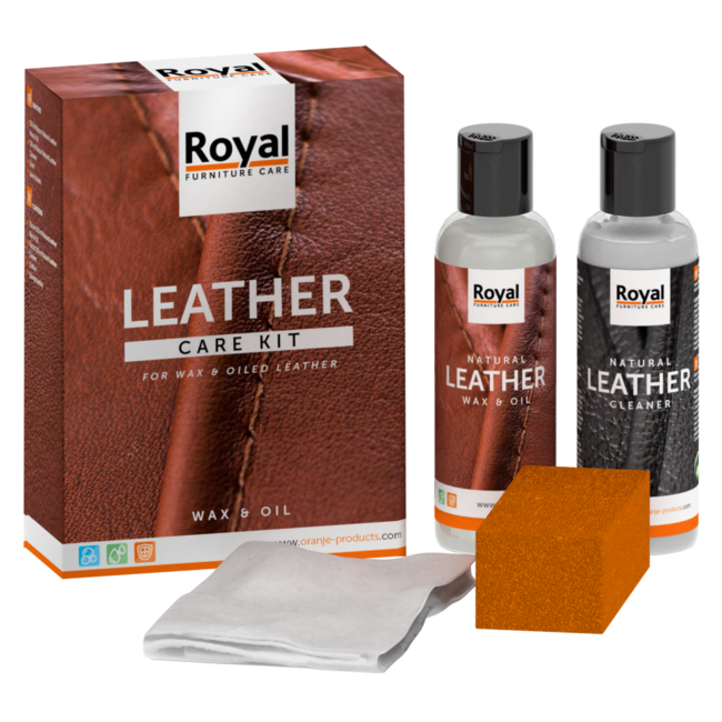 Oranje Leather Care Kit Wax & Oil