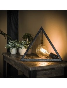 WoonStijl Tafellamp pyramide / Charcoal