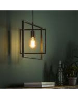 WoonStijl Hanglamp 1L Turn square / Charcoal