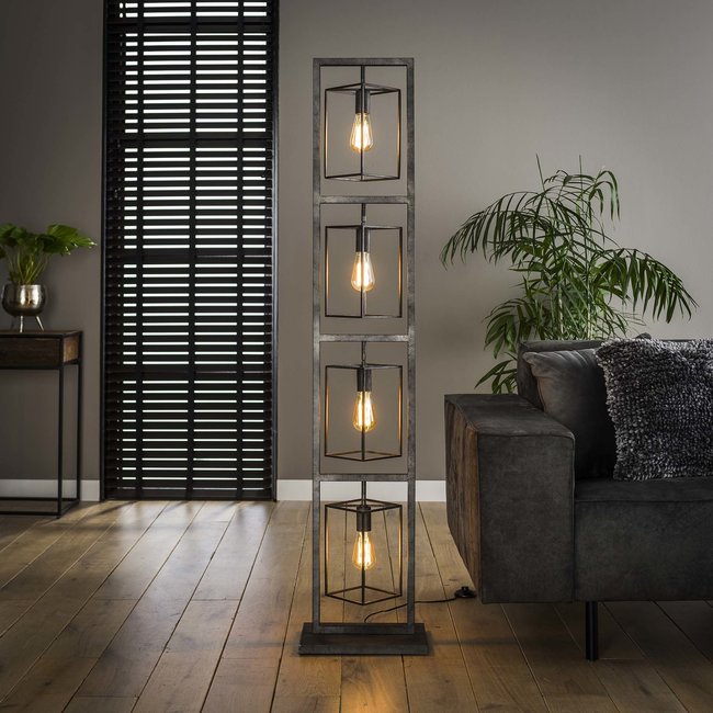 WoonStijl Vloerlamp 4x Cubic Tower