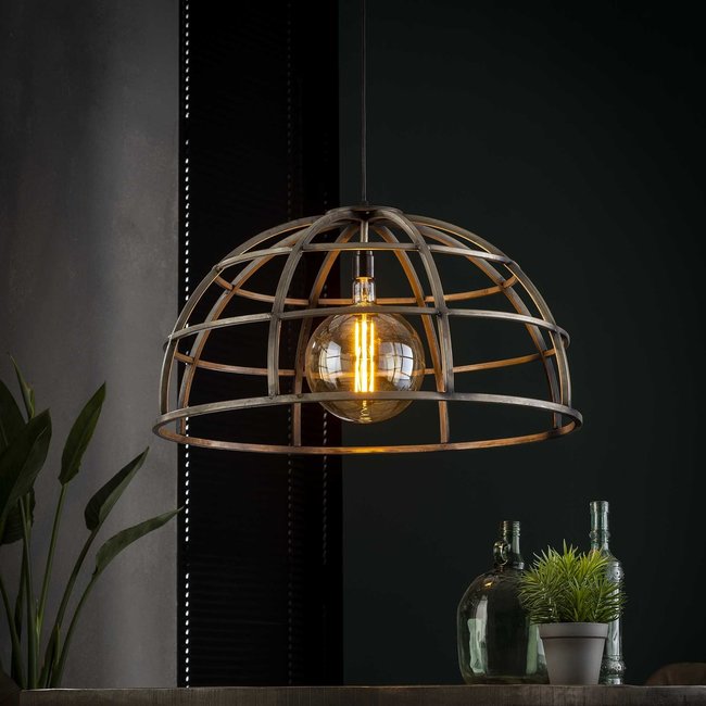 WoonStijl Hanglamp Ø70 dome / Oud zilver