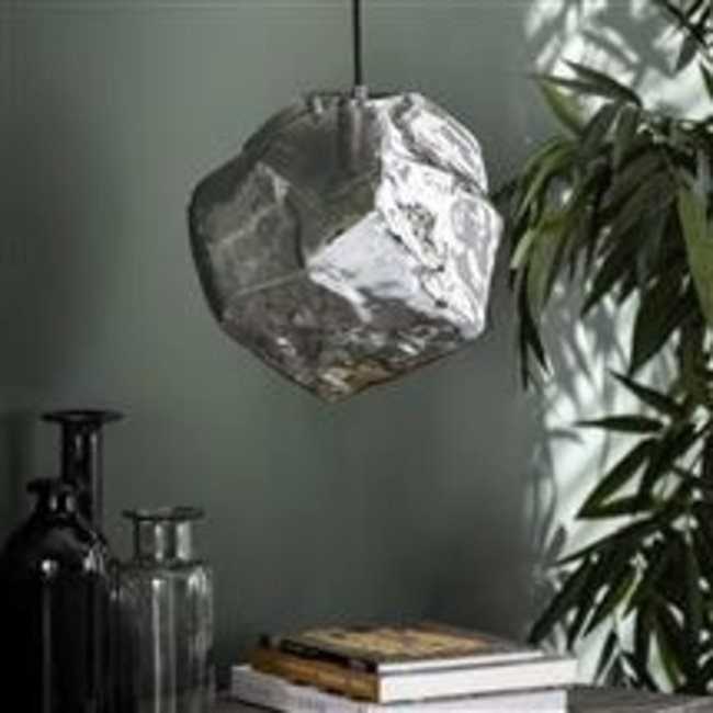 WoonStijl Hanglamp Rock Chromed glas