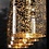 WoonStijl Hanglamp 4L kelk metallic glass / Oud zilver