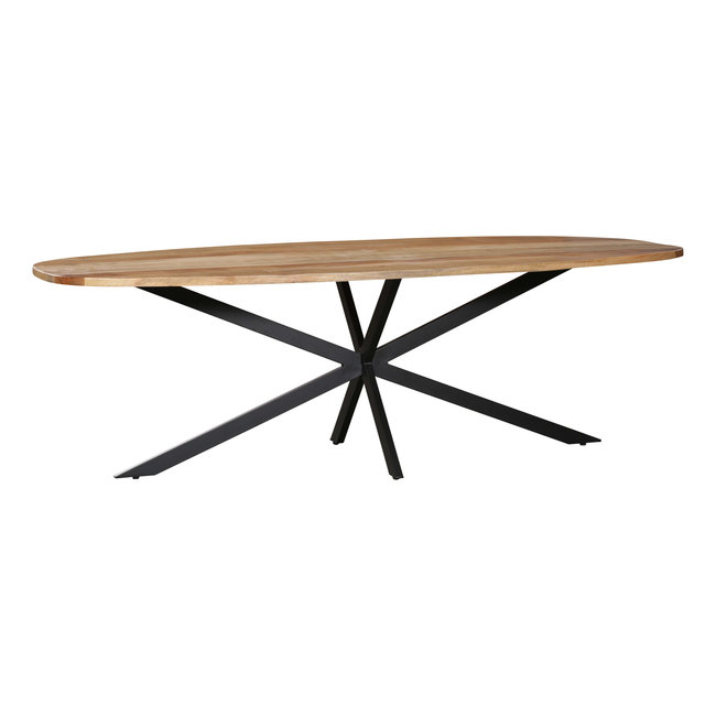 Starfurn Eettafel Elegance mango | Deens ovaal | 200x100
