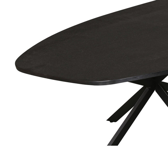 Starfurn Eettafel Elegance Black | Deens ovaal | 240x110