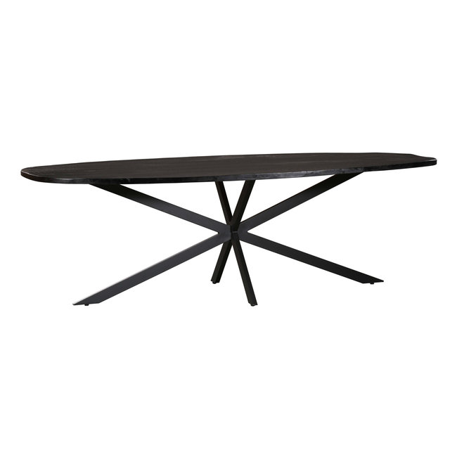 Starfurn Eettafel Elegance Black | Deens ovaal | 240x110