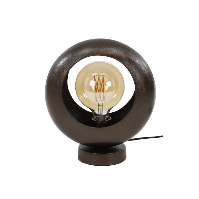 WoonStijl Tafellamp track alu zwart nikkel