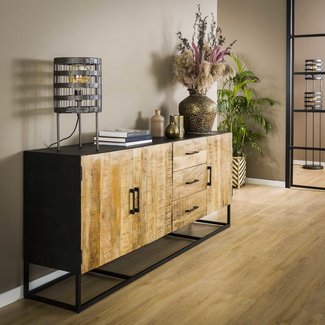 WoonStijl Dressoir Mango Metal Wood