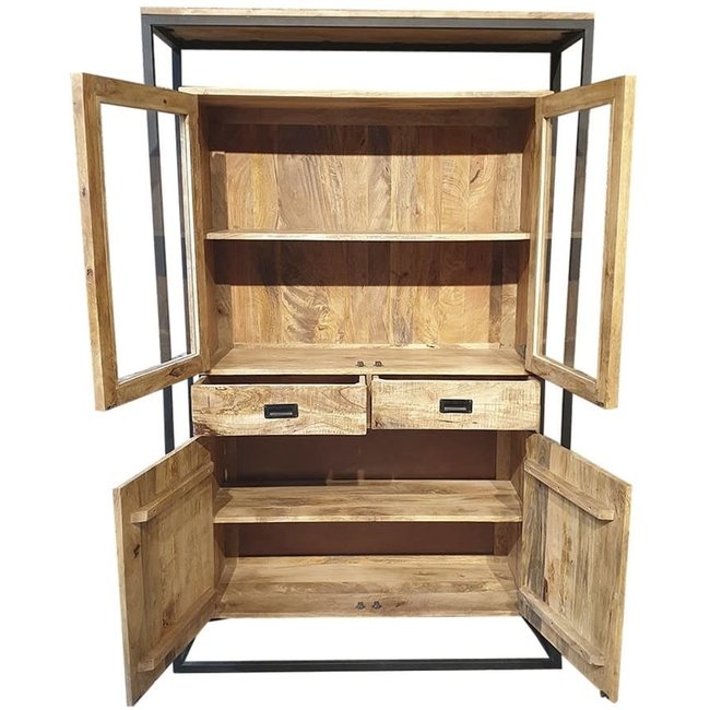 Benoa Vitrinekast Len mango