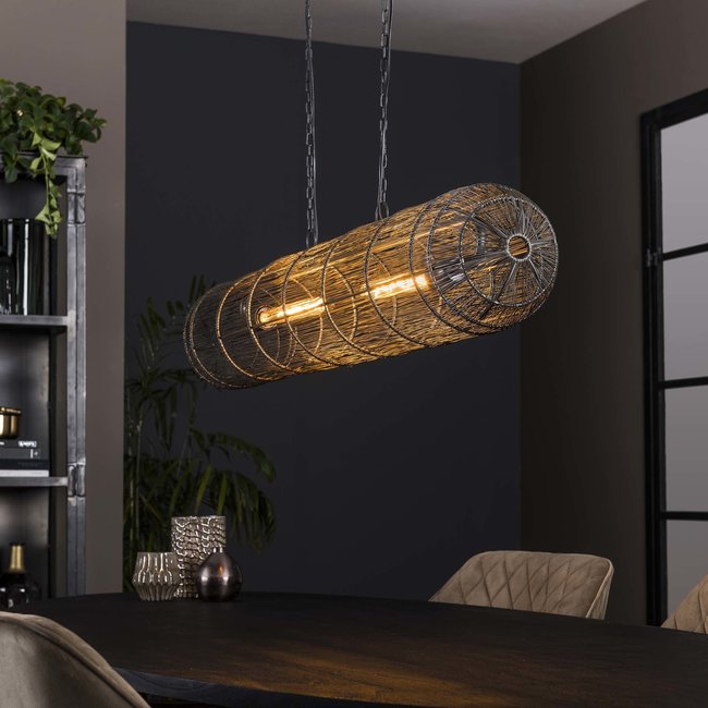 WoonStijl Hanglamp 2L cilinder metaal