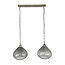 WoonStijl Hanglamp 2L bell clearstone