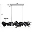 WoonStijl Hanglamp 8x Kinetic / Charcoal