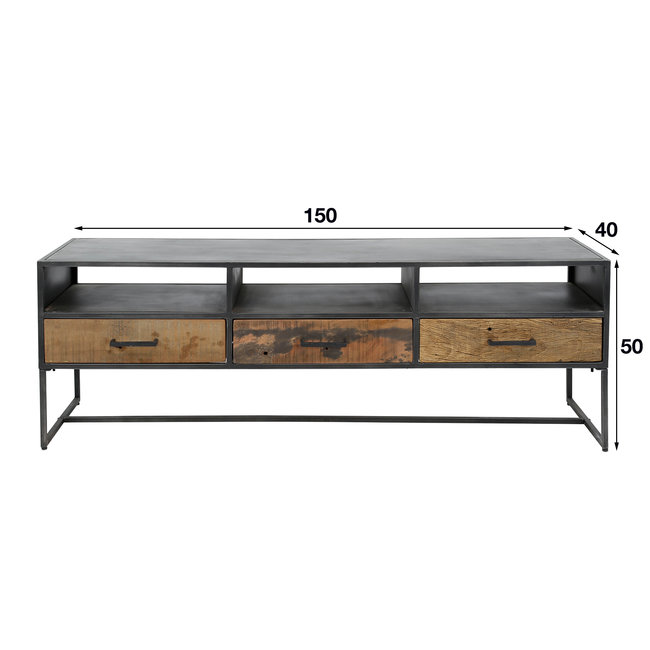 WoonStijl TV meubel Blend met 3 laden