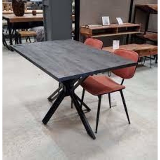 Benoa Eettafel Yana zwart mango - Diverse afmetingen