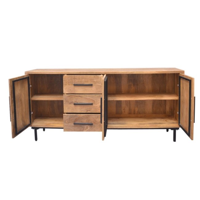 Benoa Dressoir Jayden 3 lades, 3 deuren