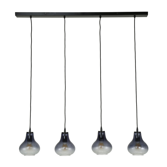 WoonStijl Hanglamp 4L kegel glass