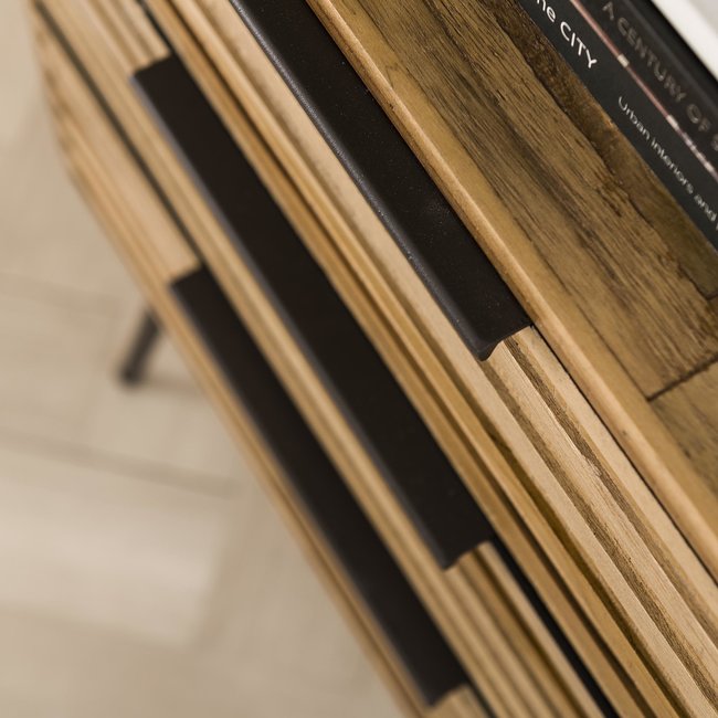 WoonStijl Ladekast 3L Teca strip