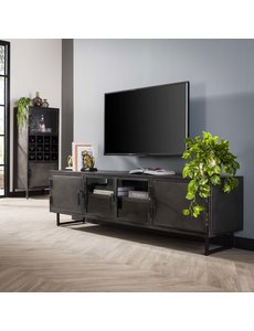 WoonStijl TV-meubel 180cm Rift metal