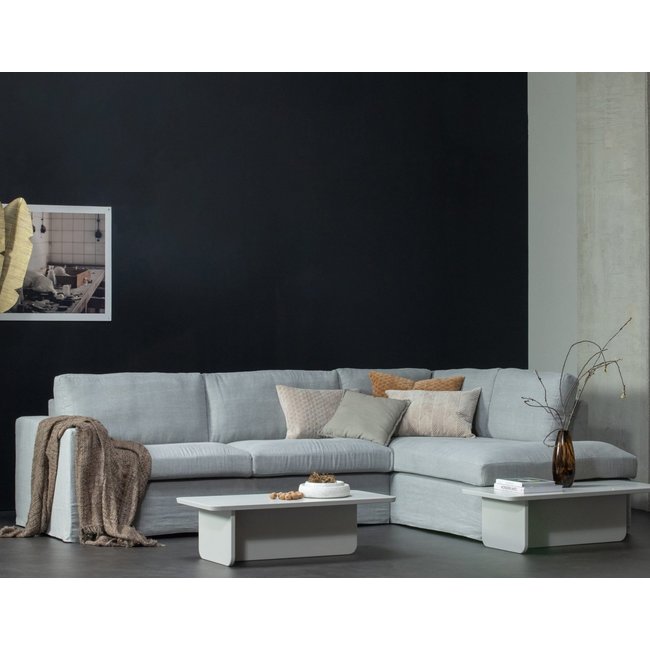 Woood Hoekbank Senne lichtgrijs Rechts