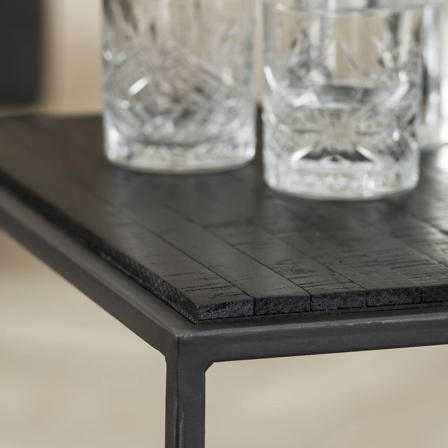 WoonStijl Salontafel set van 4 Teca black