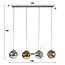WoonStijl Hanglamp 4L stellar oud zilver