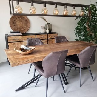 Benoa Eetkamertafel Yana mango 160 cm