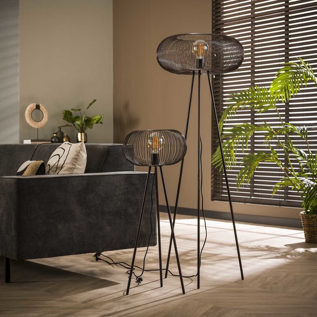 WoonStijl Vloerlamp copper twist