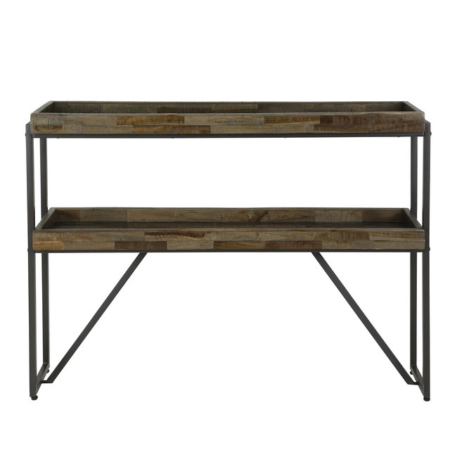 WoonStijl Haltafel Teca layer opstaande rand