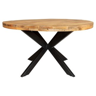 Starfurn Eetkamertafel Denver | Rond | Mangohout | 110 cm