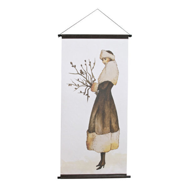 BePureHome Velvet wandkleed Wintertime