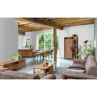 WoonMax Dressoir Carriba Mango - 3 deuren en 2 lades