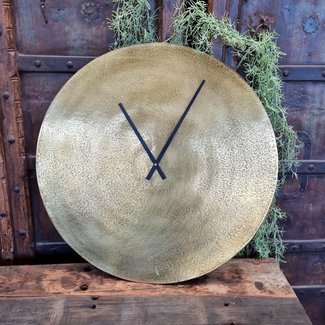 Benoa Ronde klok antiek brass - 70 cm