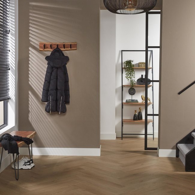 WoonStijl Kapstok edge 5 haken / Massief acacia naturel