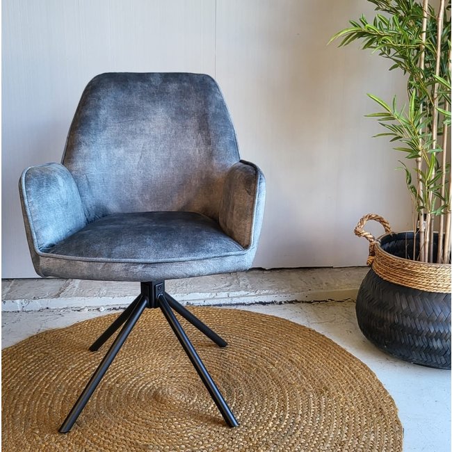 Benoa Eettafelstoel Noah Adore Oceaanblauw