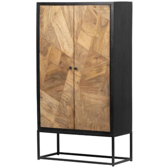 Benoa Kast Flack mango met zwart mango