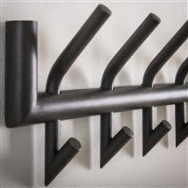 WoonStijl Garderobe 2x8 haaks ronde buis