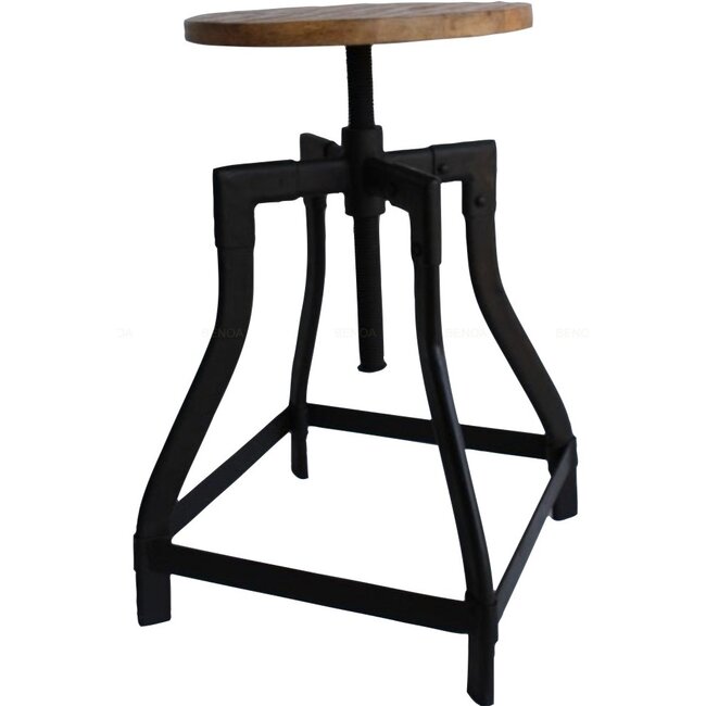 Benoa Metalen kruk mango in hoogte verstelbaar