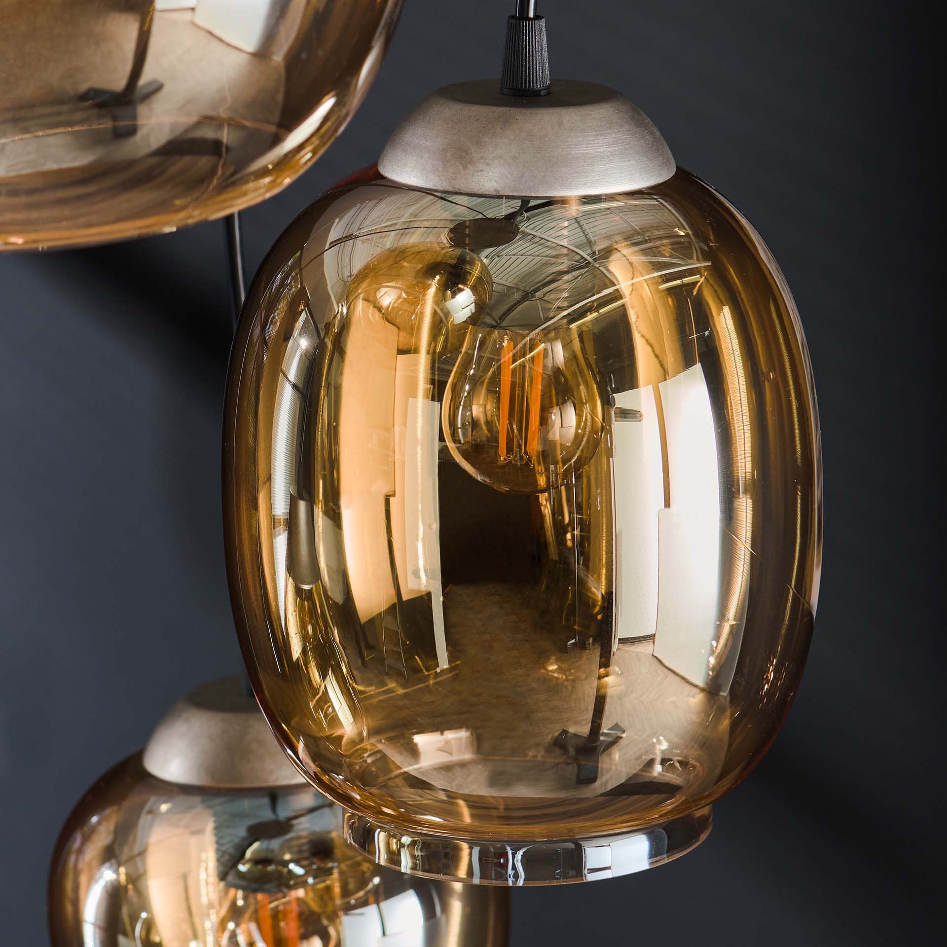 Hanglamp 3L 30 armor open - Gratis thuisbezorgd - Houten Meubel Outlet