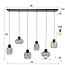 WoonStijl Hanglamp 3+3 mix metal