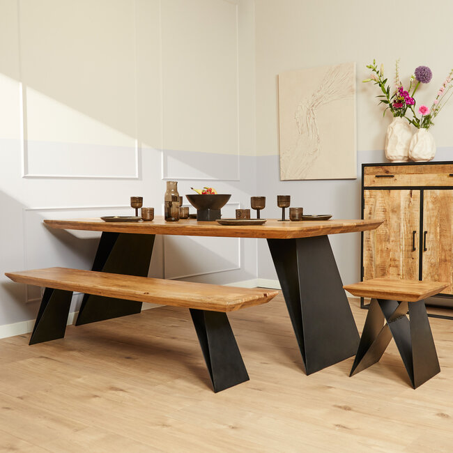 Starfurn Eetkamertafel Extense | 200 cm | Mangohout