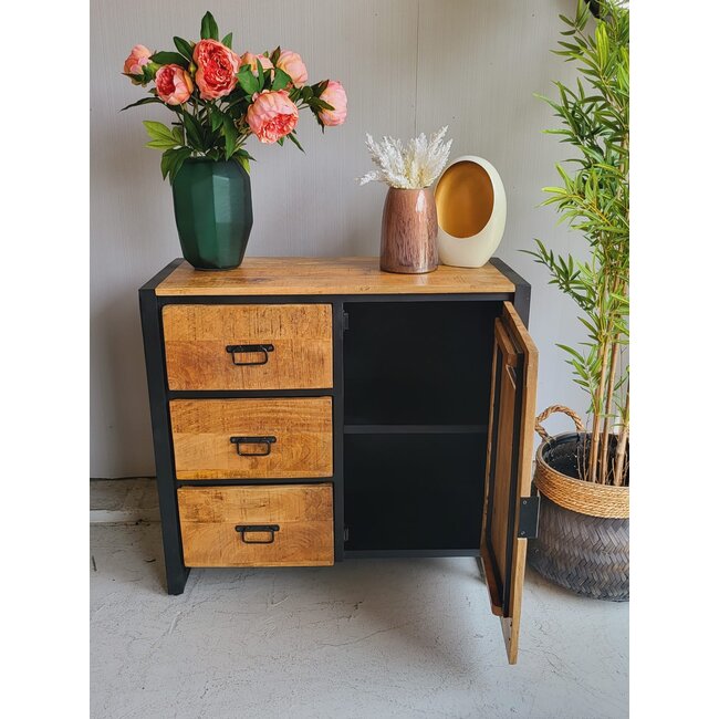 Benoa Dressoir Luna Mango 3 lades en 1 deur