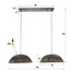 WoonStijl Hanglamp 2x dome waterhyacint