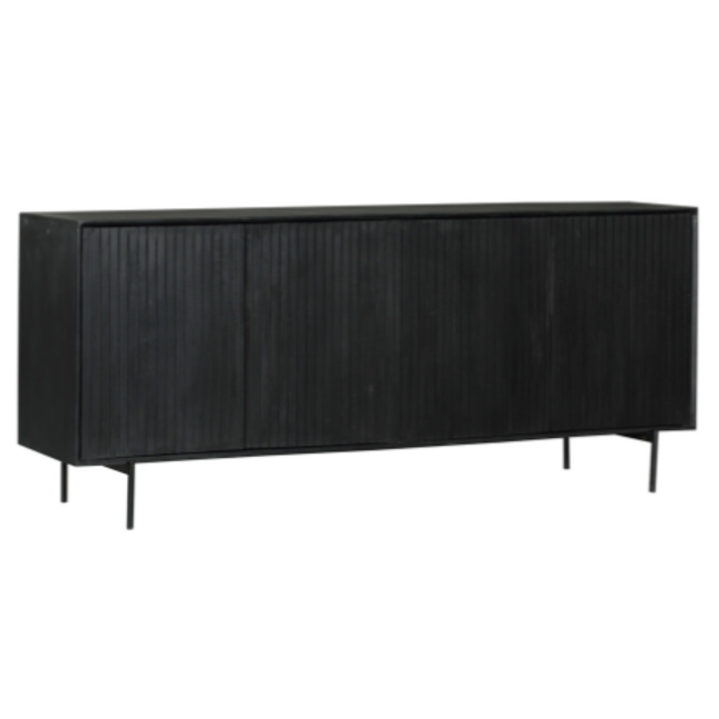 Starfurn Dressoir Madison Mango Black | 210 cm