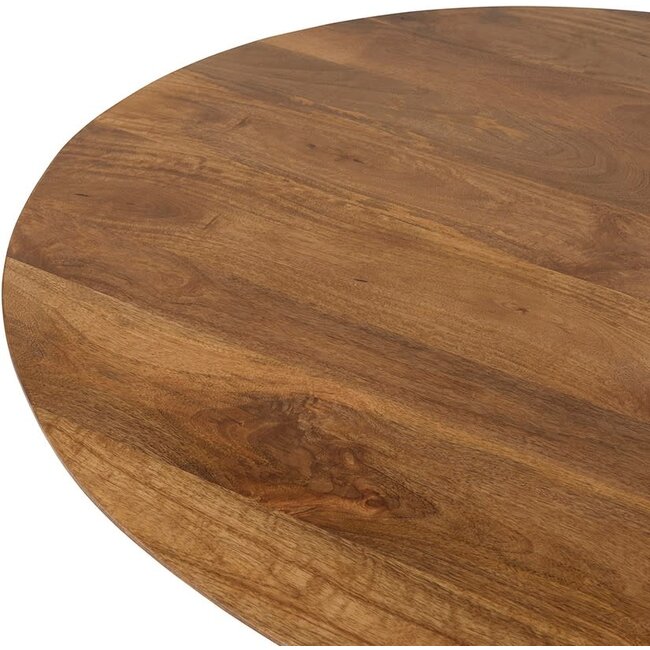 Nijwie Bijzettafel Flare Ginger mango  Ø60, laag model