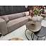 Tower Living Bank Glasgow - 2,5 zits + chaise longe Rechts - Enjoy 431 Beige Grey