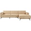 Tower Living Bank Leeds - 2,5 zits + chaise longue  Rechts - City 120 Beige