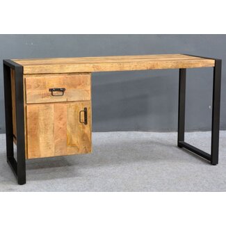 Benoa Bureau Industrial Mango met 1 deur en 1 lade