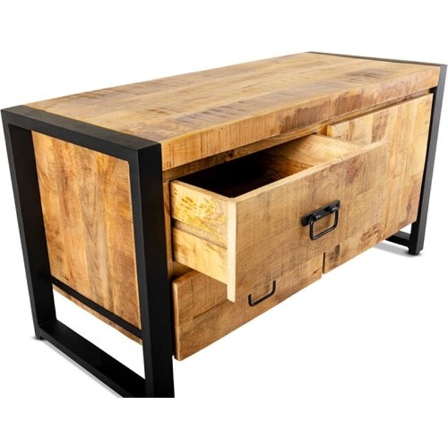 Benoa Tv meubel Industrial Mango 106 cm