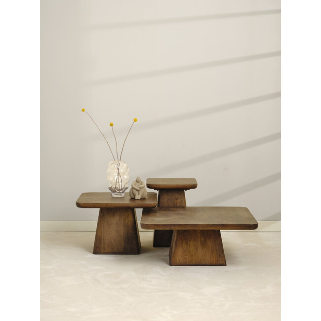 MySons Salontafel Stockholm Mango Walnoot 80 cm
