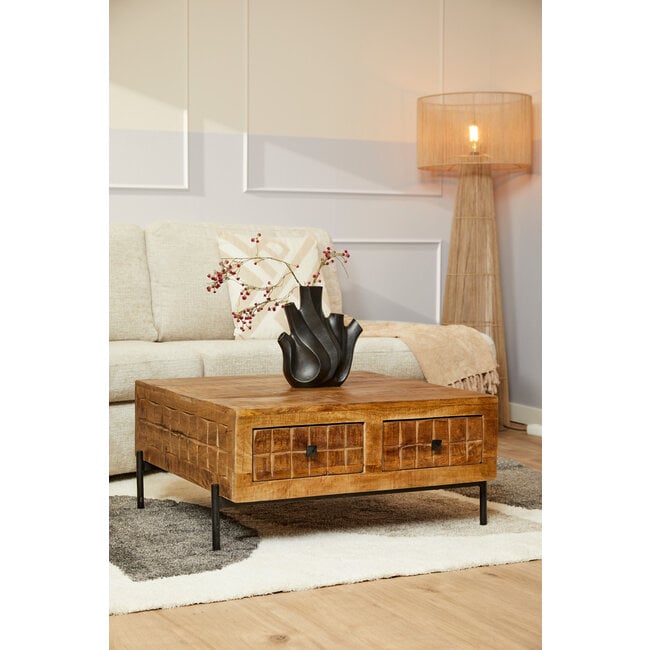 Starfurn Salontafel Brandy 80 cm met 4 lades